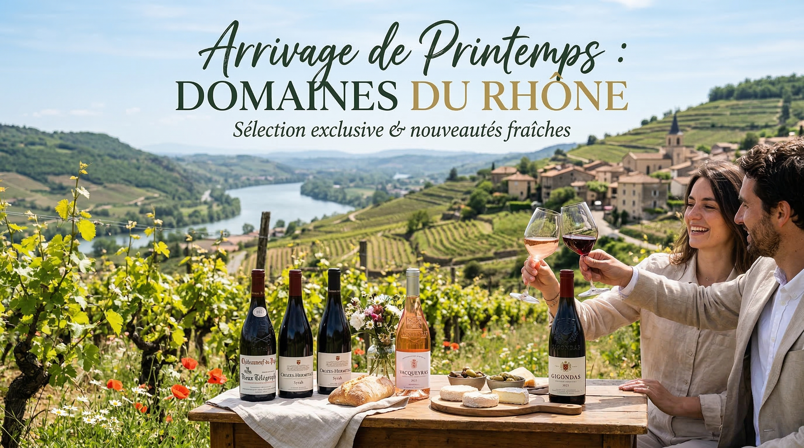 Arrivage de Printemps : Domaines du Rhône